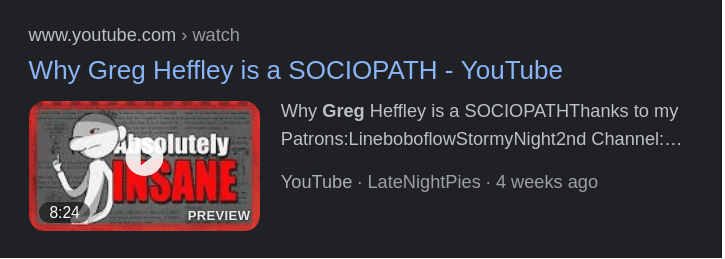 Thumbnail of a Youtube video questioning sociopathic tendancies of Greg from Diary of A Wimpy Kid